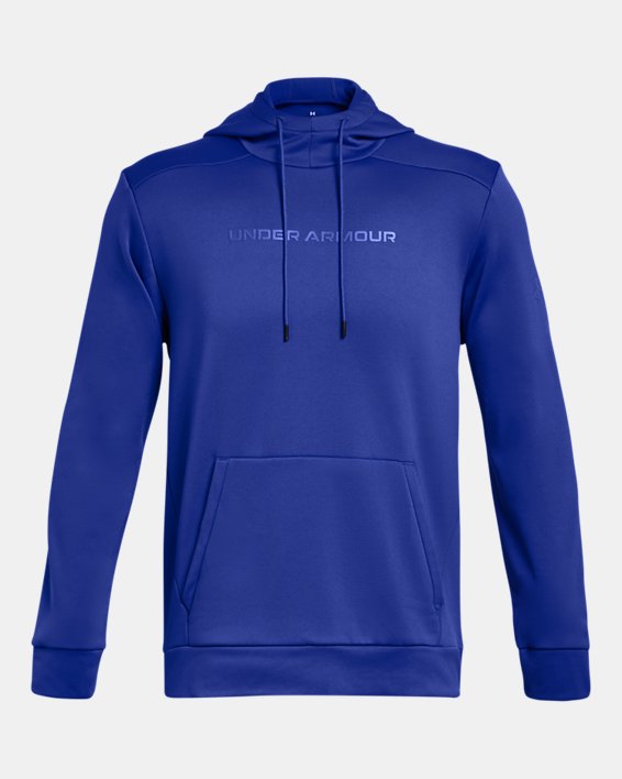 Men's Armour Fleece® Graphic Hoodie, Blue, pdpMainDesktop image number 4